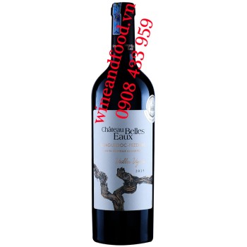 Rượu vang chateau Belles Eaux Languedoc Pezenas 750ml