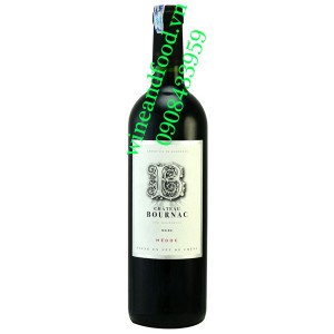 Rượu vang chateau Bournac Medoc 750ml