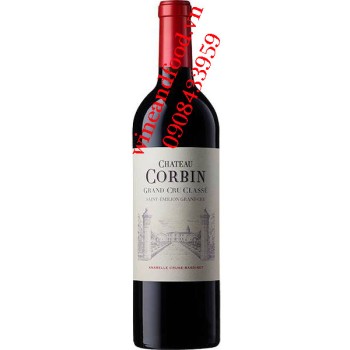 Rượu vang chateau Corbin Grand Cru Classe 2014