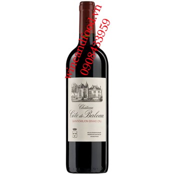 Rượu vang chateau Cote de Baleau 2011