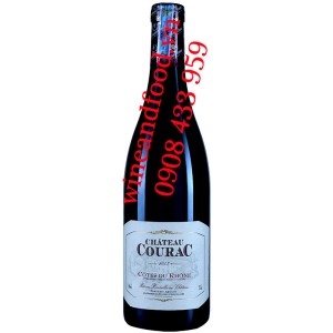 Rượu vang chateau Courac Côtes du Rhône 750ml
