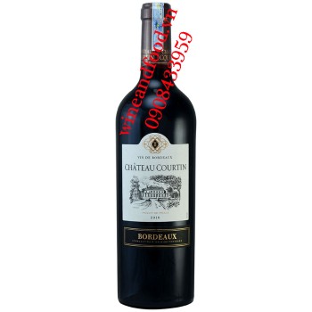 Rượu vang chateau Courtin Bordeaux 750ml