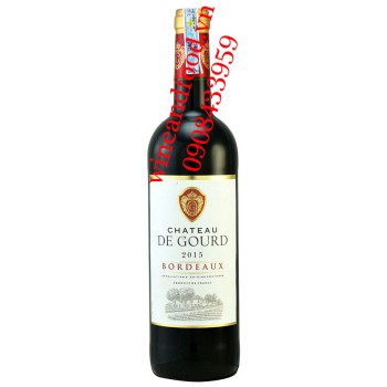 Rượu vang chateau de Gourd Bordeaux 750ml