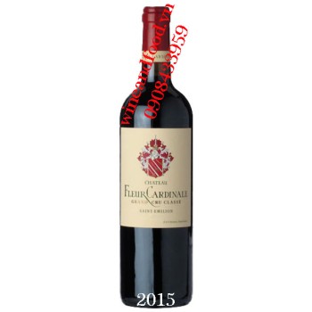 Rượu vang chateau Fleur Cardinale 2015
