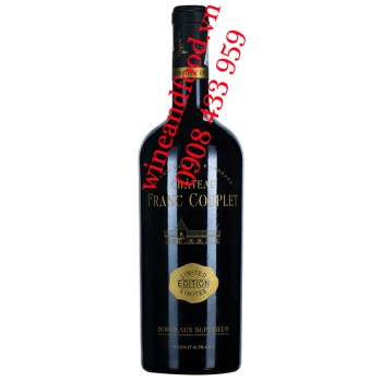 Rượu vang château Franc Couplet Bordeaux Superieur limited edition