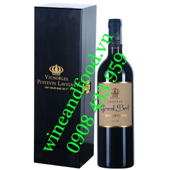 Rượu vang Château Grand Bert Saint Emilion Grand Cru 750ml
