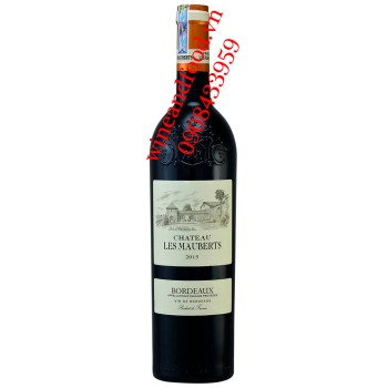 Rượu vang chateau Les Mauberts Bordeaux 750ml