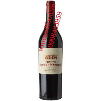Rượu vang chateau Lespault Martillac 750ml