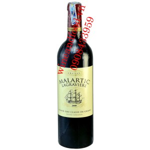 Rượu vang chateau Malartic Lagraviere 2009