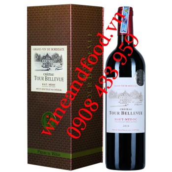 Rượu vang chateau Tour Bellevue Haut Medoc 750ml
