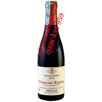 Rượu vang Côtes du Rhône Saint Esprit Delas 375ml