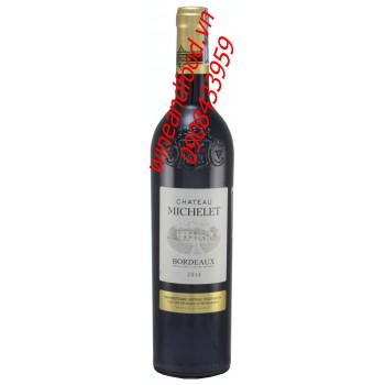 Rượu vang đỏ Bordeaux Chateau Michelet