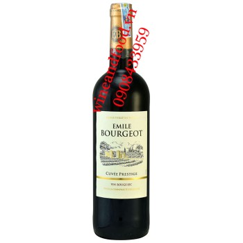 Rượu vang Emile Bourgeot Cuvve Prestige 750ml