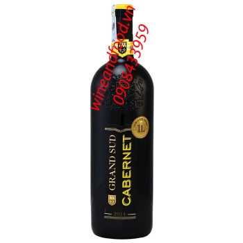 Rượu vang Grand Sud Cabernet 1l