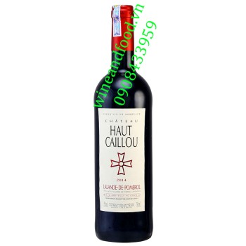 Rượu vang chateau Haut Caillou Lalande de Pomerol
