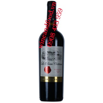 Rượu vang Le Beau chateau Bordeaux 750ml