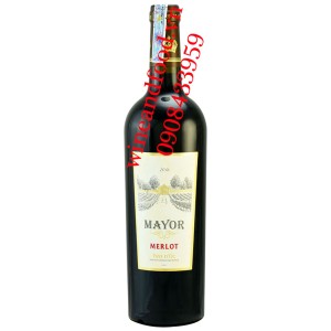 Rượu vang Mayor Merlot Pay's D'OC 750ml