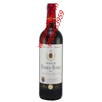 Rượu vang Saint Emilion Grand Cru chateau Pontet Fumet