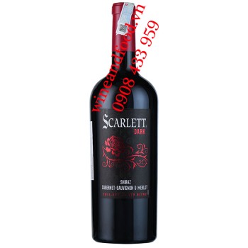 Rượu vang Scarlett Shiraz Cabernet Sauvignon Merlot 750ml