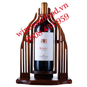 Rượu vang St. Bénédicte Grenache Syrah kệ gỗ 1L5