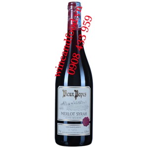 Rượu vang Vieux Papes Merlot Syrah Cuvée Reservée 75cl