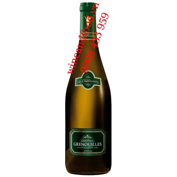 Rượu vang trắng Chablis Grand Cru chateau Grenouilles 750ml