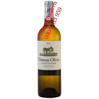 Rượu vang trắng chateau Olivier Pessac Léognan Grand Cru Classé 2016