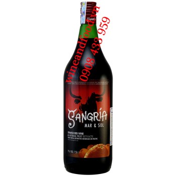 Rượu vang Sangria đỏ Mar & Sol Tây Ban Nha 1L5