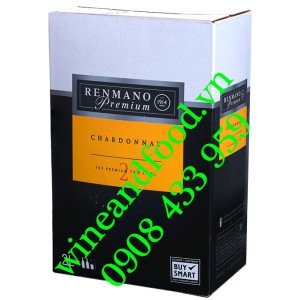 Rượu vang trắng Renmano Premium bình 2l