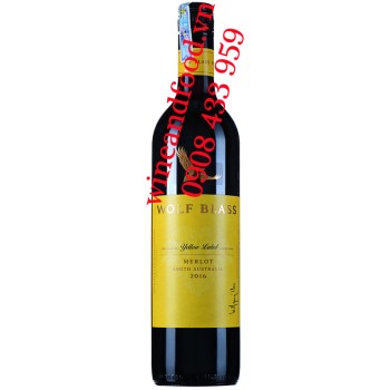 Rượu vang Wolf Blass Merlot Red Label 750ml