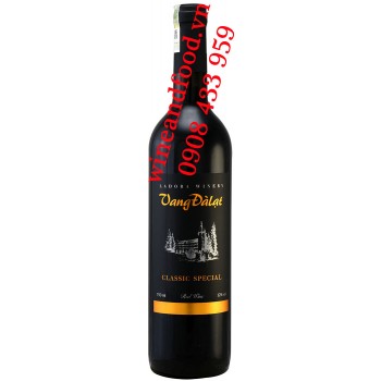 Rượu vang Đà Lạt Classic Special 750ml