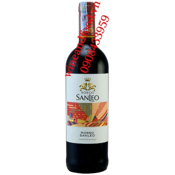 Rượu vang Borgo Sanleo Rosso 750ml