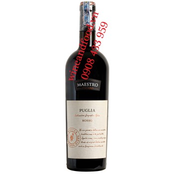 Rượu vang Maestro Rosso Puglia 750ml 