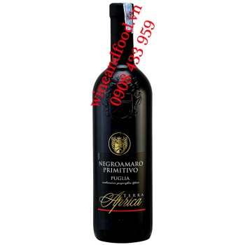 Rượu vang Terra Aprica Negro Amaro Primitivo Puglia IGT 750ml