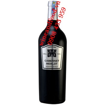 Rượu vang TORRI D'ORO Cabernet Merlot IGT 750ml