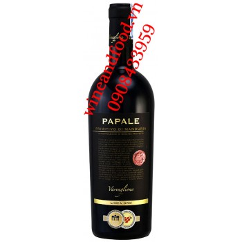 Rượu vang Papale Primitivo Di Manduria 750ml