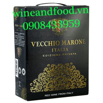 Rượu vang Vecchio Marone bịch 3l