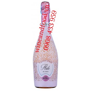 Rượu vang nổ Casa Burti Flute En Rose Extra Dry 750ml