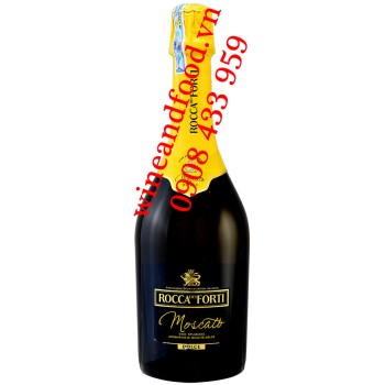 Rượu vang nổ Moscato Rocca Del Forti 750ml