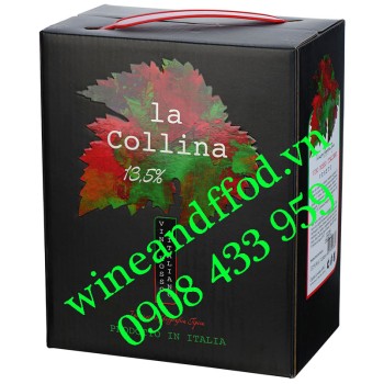 Rượu vang La Collina IGT hộp 3 Lít