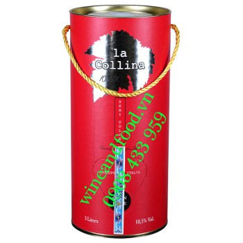 Rượu vang La Collina Semi Dolce hộp 3 Lít