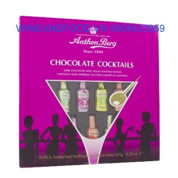 Socola rượu Cocktails Anthon Berg 235g