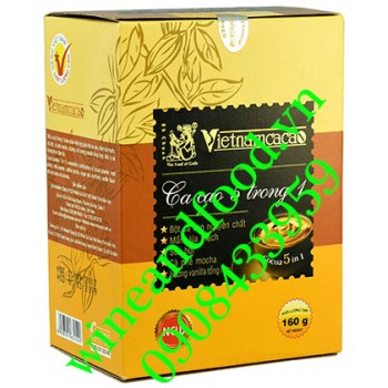 Bột cacao 5 trong 1 Vietnamcacao 160g