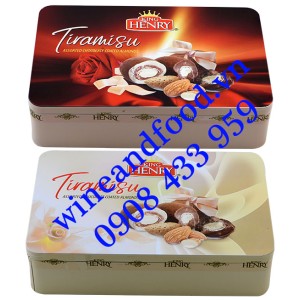Socola Tiramisu Hạnh Nhân King Henry hộp 200g