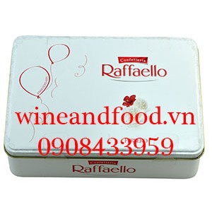 Socola dừa Confetteria Raffaello Ferrero hộp thiếc 300g