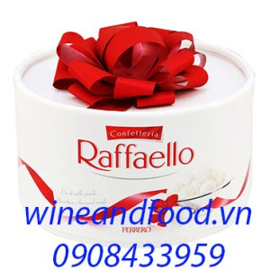 Socola dừa Confetteria Raffaello Ferrero nơ đỏ 100g