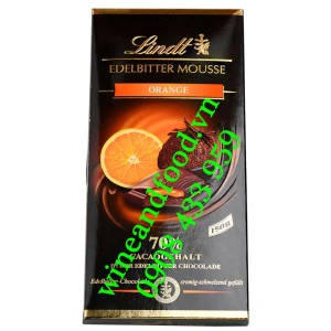 Socola đen Cam Edelbitter Mousse Lindt 70% 100g