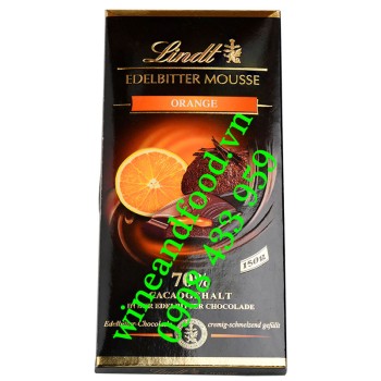 Socola đen Cam Edelbitter Mousse Lindt 70% 100g