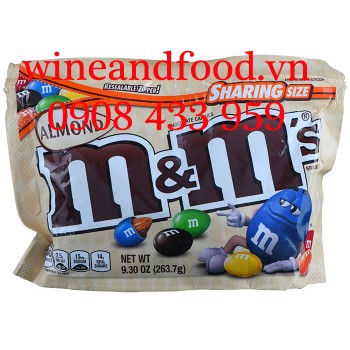 Kẹo Socola M&M nhân Hạnh Nhân Sharing Size 263g7