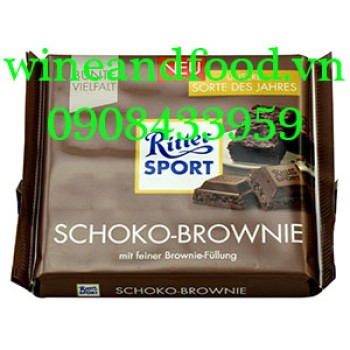 Socola Ritter Sport nâu thanh 100g